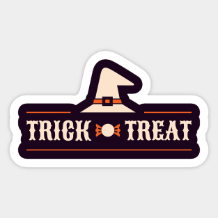 Witch Hat - Trick or Treat Sticker